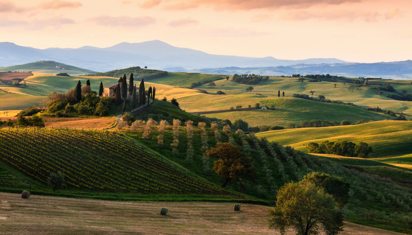 Typical Landscape in the Tuscany