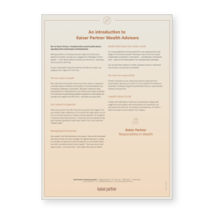 <h5>An introduction to Kaiser Partner Wealth Advisors</h5>